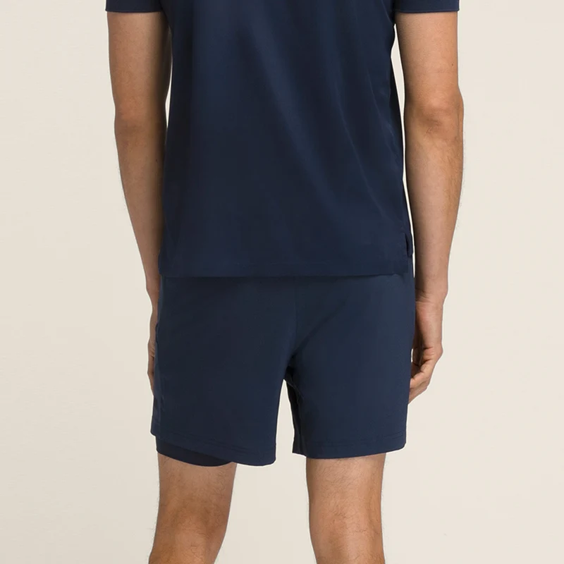 Doubleday 7inch Lined Shorts Herren-Dunkelblau