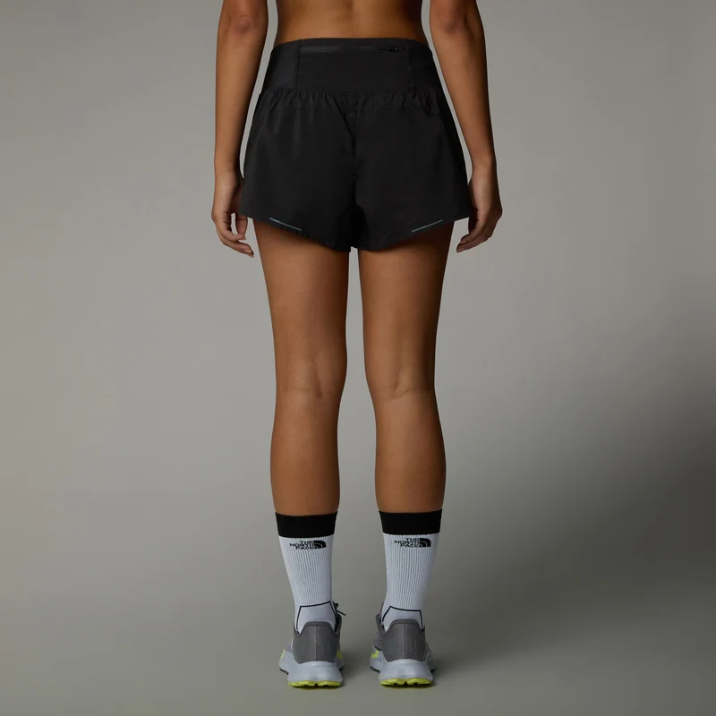 Sunriser 3in Laufshorts Damen-Schwarz