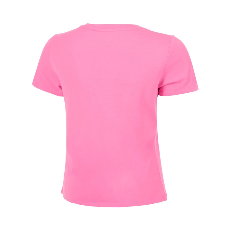 Baseline Logo T-Shirt Mädchen - berry, weiß