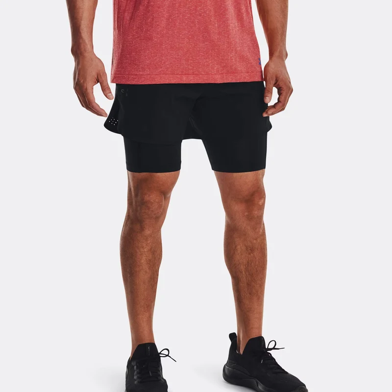 Vanish Elite 2in1 Shorts Herren-Schwarz