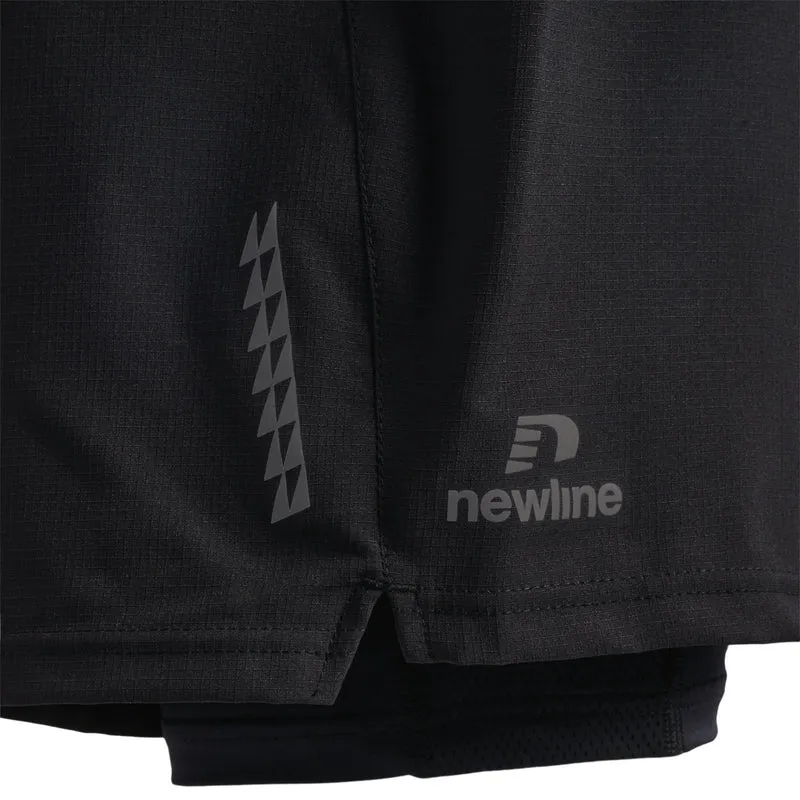 Dallas 2in1 Shorts Herren-Schwarz