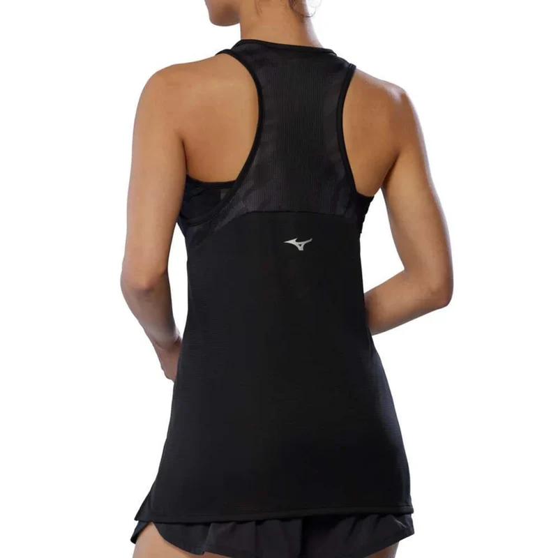 DryAeroFlow Graphic Laufshirt Damen-Schwarz