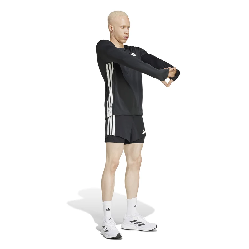 Adizero 2in1 Laufshorts Herren-Schwarz,Weiß