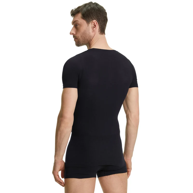 Regular Laufshirt Herren-Schwarz
