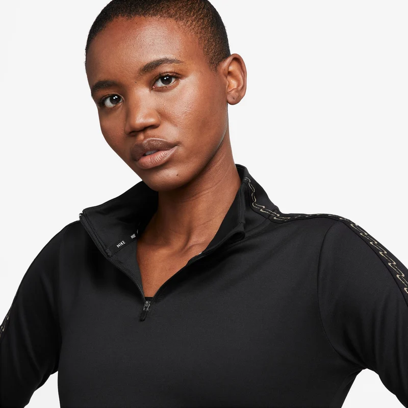 Therma-FIT One Half-Zip Laufshirt Damen-Schwarz