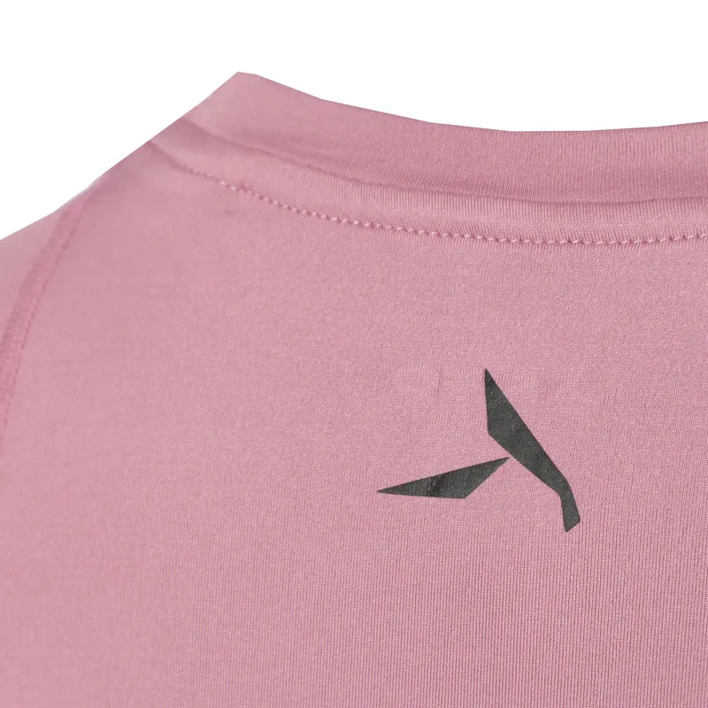Feel the Vybe Laufshirt Damen-mauve