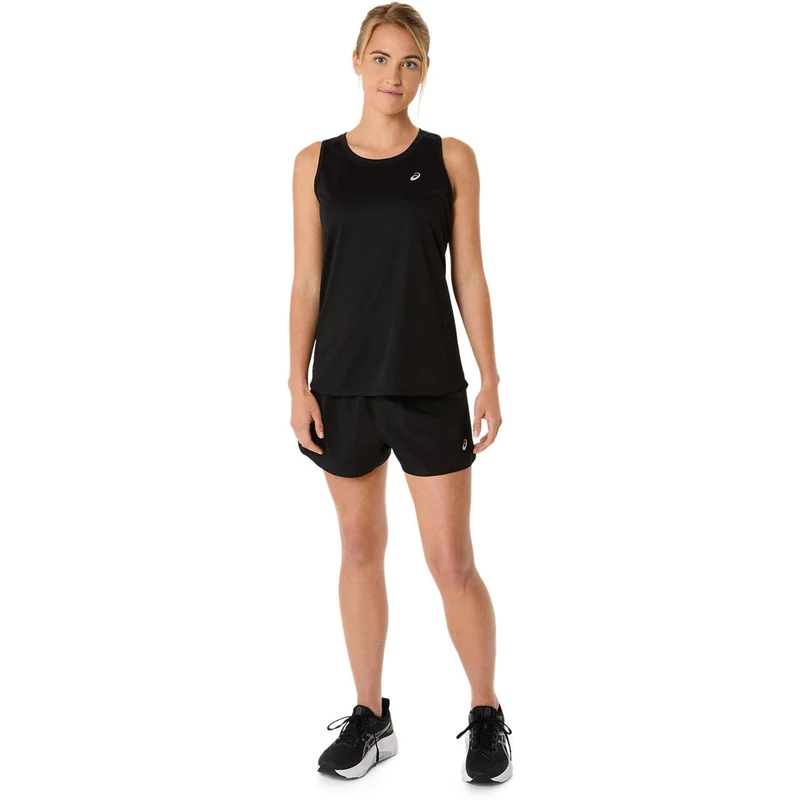 Core Split Laufshorts Damen-Schwarz