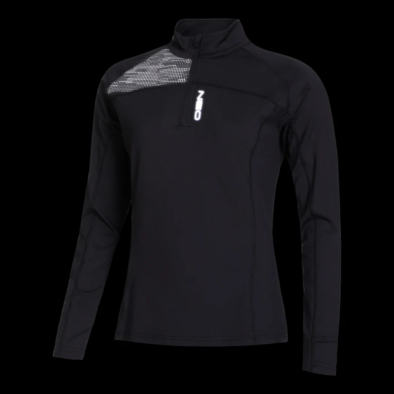 Warm Light Longsleeve Damen-Schwarz