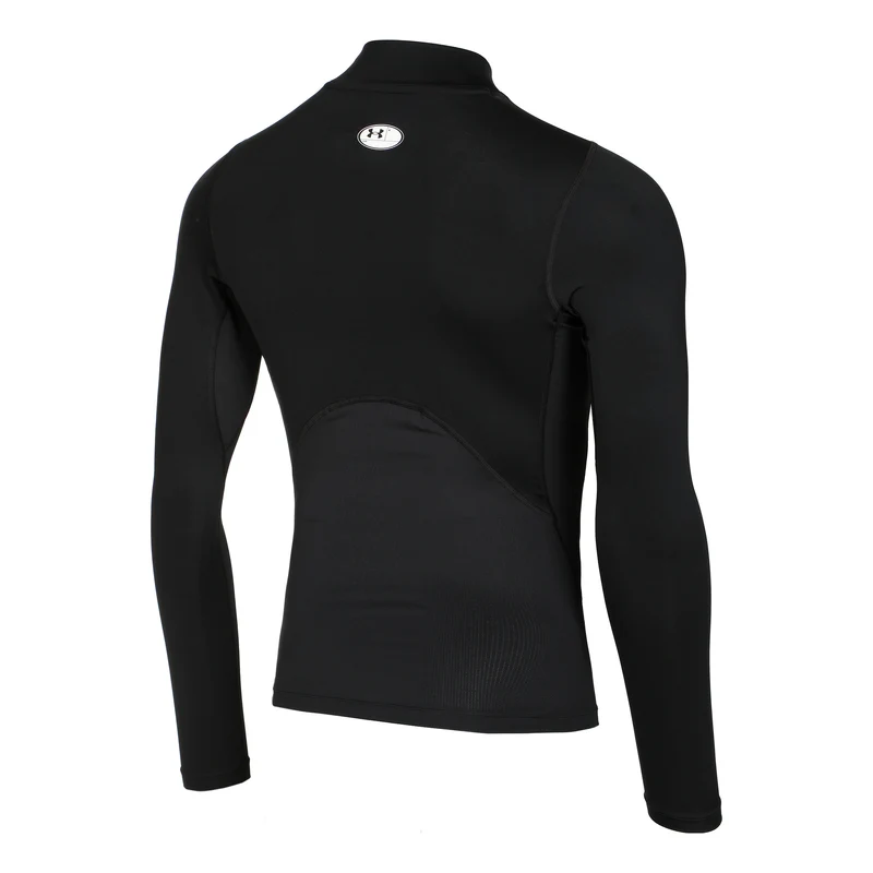 Heatgear Comp Mock Longsleeve Herren-Schwarz
