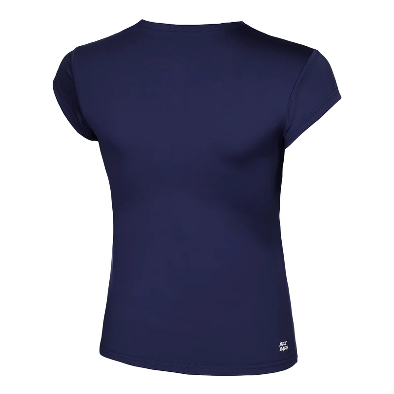 Crew V-Neck T-Shirt Damen-Dunkelblau