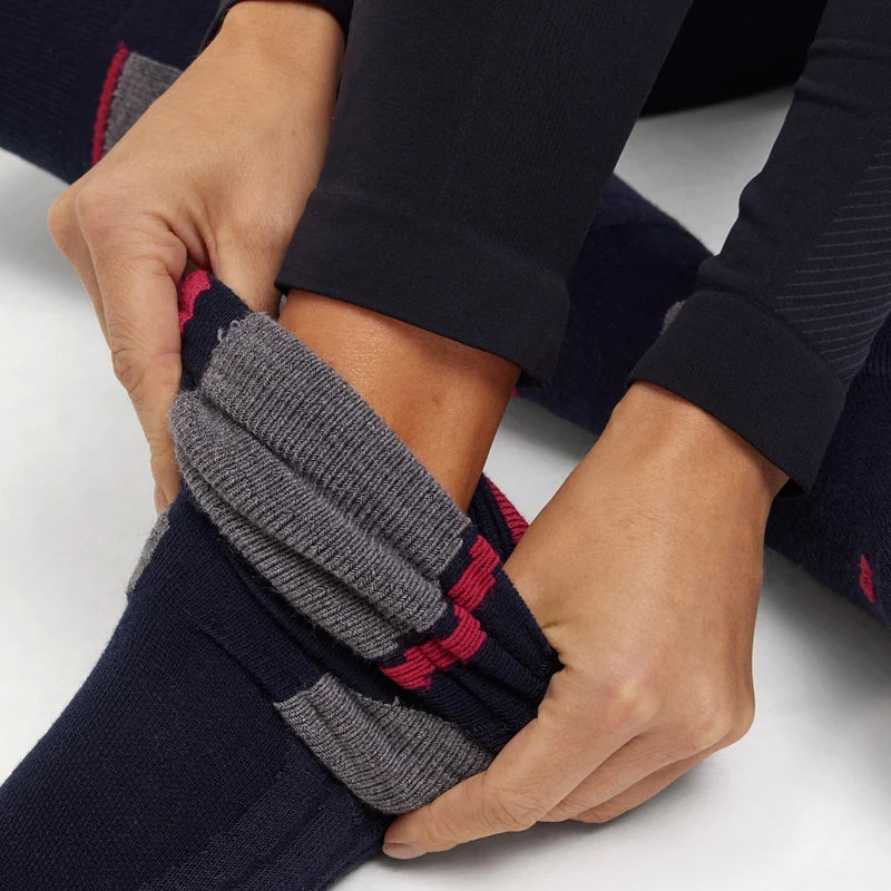 Warm Long Tight Damen - schwarz