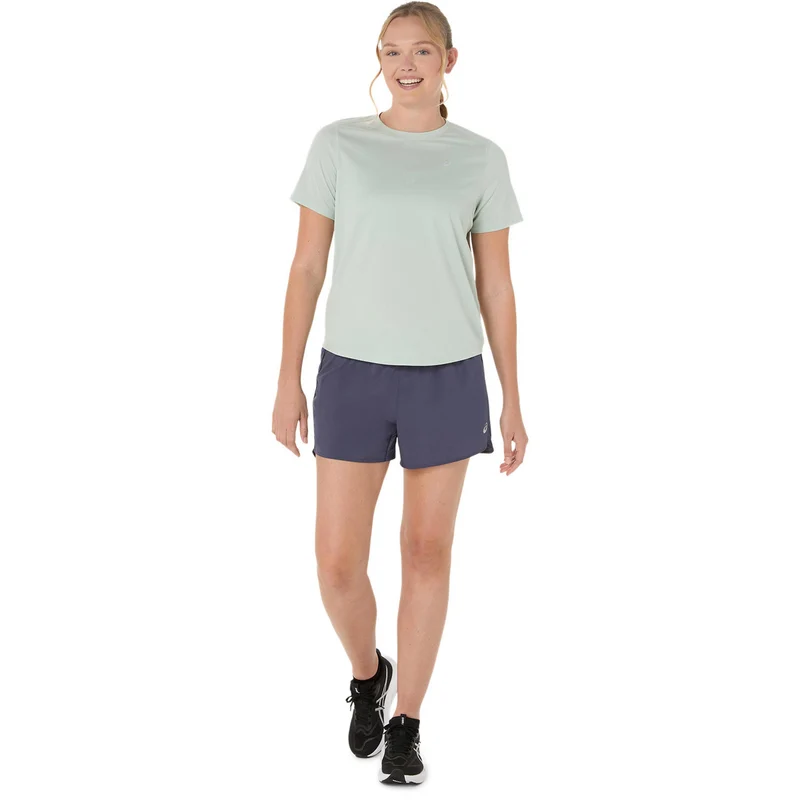 Core 4in Laufshorts Damen-Blaugrau