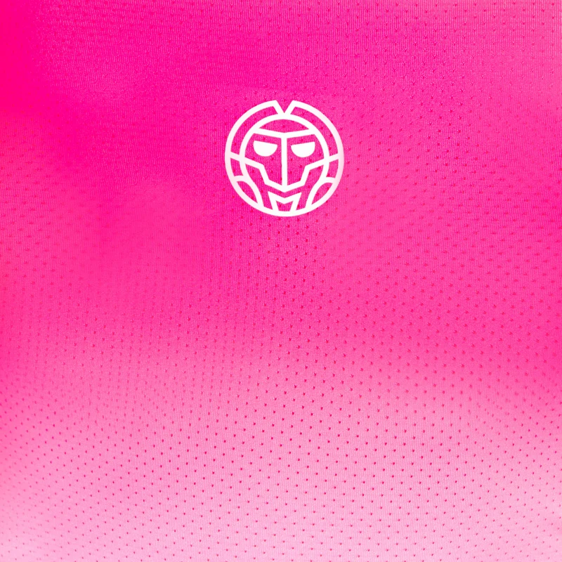 Crew Gradiant T-Shirt Damen-Pink,Weiß